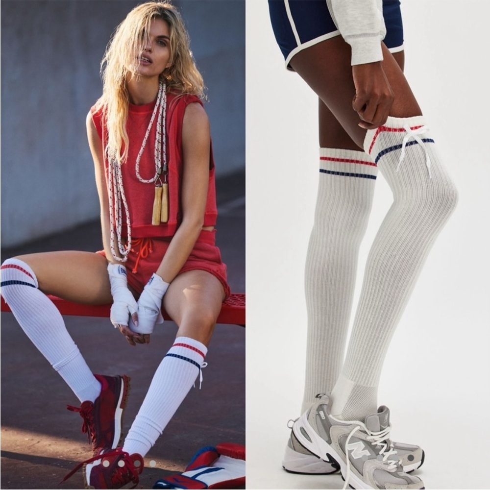 FP Movement by Free People Foul Shot Knee High Socks - Picture 3 of 3